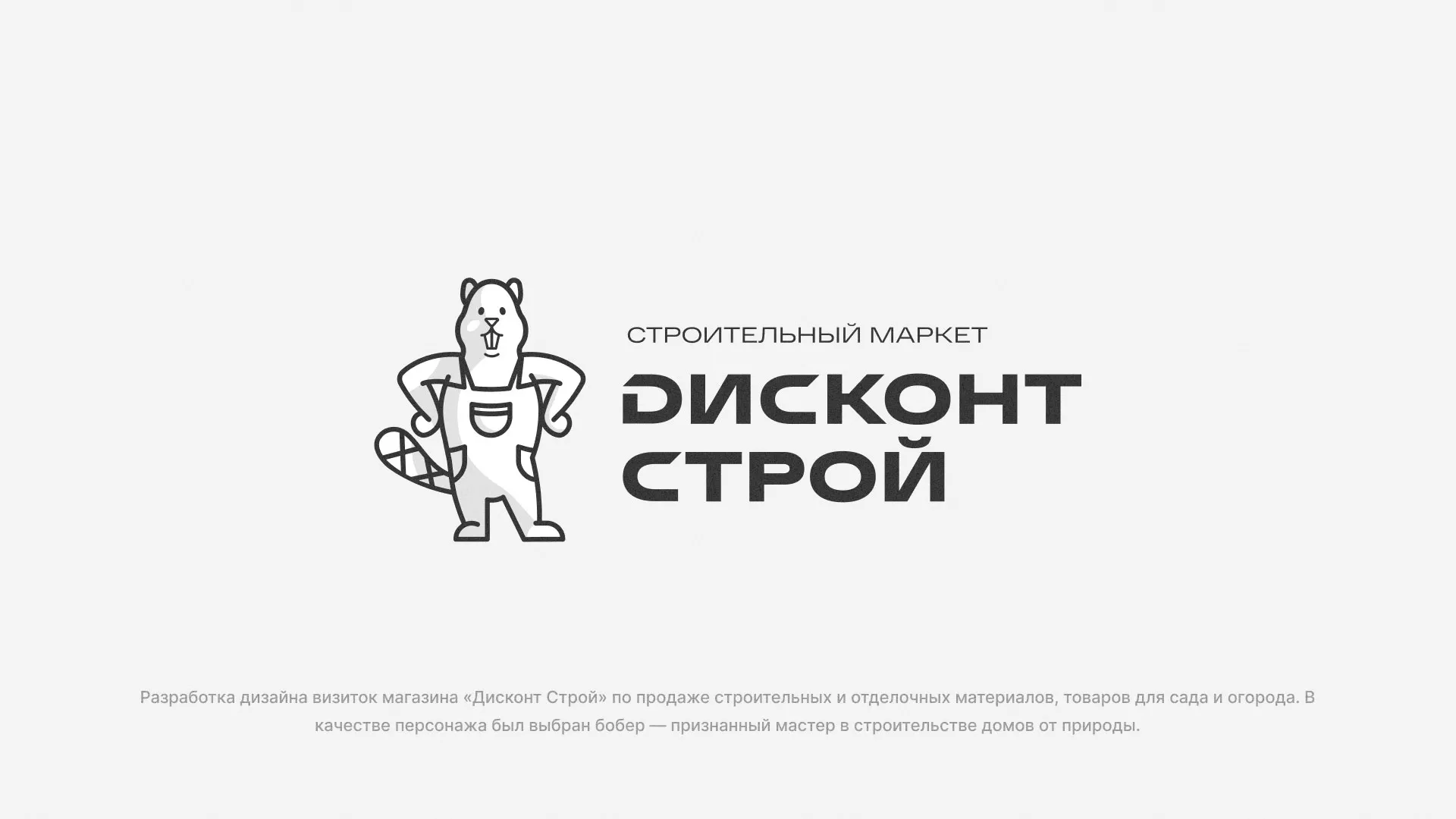 Разработка дизайна визиток магазина «Дисконт Строй» в Благовещенске